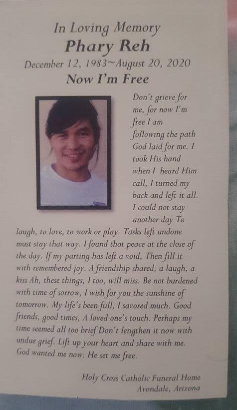 In loving memory of Phary Reh bruce lee, a great and popular karenni singer.